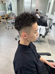 カット➕極道パーマ