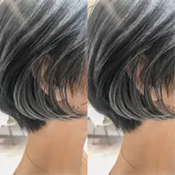 イヤリングカラー☀️インナーカラー☀️カット　ブリーチ込み〈全体カラー