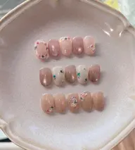 🉐押し花ネイル🌼+甘皮ケア＋保湿オイル