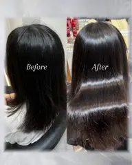 〘✨️艶髪✨️〙縮毛矯正➕外部補習トリートメント🉐超音波アイロン付き💗内部補修ランクup可💗