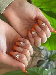 【ハンド】フィルインオフ⭐︎クリアベース+フレンチネイル¥2500