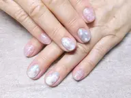 【オフ込】輝き上品トレンドアートB　¥8,800　※スカルプ/ハード/チップオフ代+￥2,500