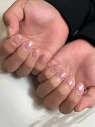 メンズネイルケア ~クリアジェル仕上げ~