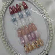 【ご新規様オフ無料】(フィルイン可)選べるワンホン定額デザイン《パラジェル変更＋¥500》