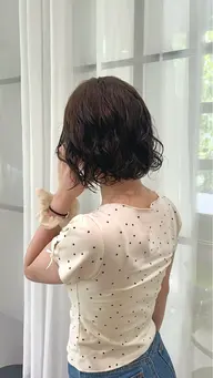 【レディース限定🩵】艶感ふわふわパーマ🫧