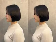 🩵ボブにしたい人は必見🩵【似合わせ🩵ボブカット＋フルカラー➕集中ケアトリートメント➕超音波アイロン付き】