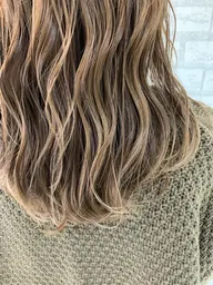 カット+エアタッチカラー