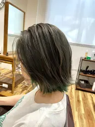 【インナーカラー】1ブリーチ＋カット＋高発色カラー＋アミノ酸トリートメント　TOKIOトリートメント＋3500円