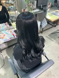 透明感UP⤴️ダメージケアカラー🩵✖️トリートメント🛀