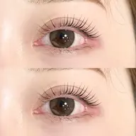 ラッシュリフト+アイブロウスタイリング+間引き🤍