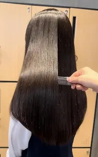 【✨最強うる艶メニュー✨】髪質改善美髪ストレート+カット+美髪再生Aujua トリートメント