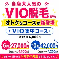 VIO集中コース10回