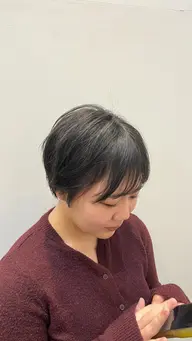 🍀似合わせショートカット🍀 【モデル様限定トリートメント付】