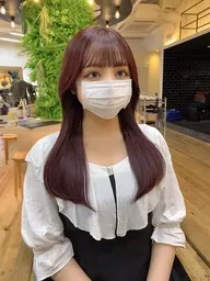 🌸ブリーチ無しダブルカラー+カット🌸