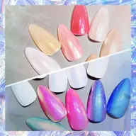 オフ込❣️handマグネットネイルorオーロラネイル💅 《パラジェル/低刺激ジェル》