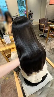 白髪染めリタッチ➕シャンプーブロー