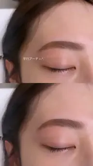 《黄金比×最新トレンド💠》美眉アイブロウWAX (メイク込)