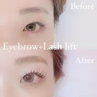 まつ毛ラッシュリフト(TR付)+美眉スタイリング(WAX)保湿+メイク【前回より4週間以内】次回予約割で¥10000に!