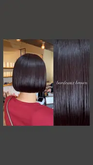 【2回目の方限定】似合わせカット➕艶カラー➕無料サロントリートメント🌟 #韓国風#ボブ#暖色カラー