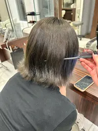 【レディースカット】ボブスタイル+3stepトリートメントor10分ヘッドスパ