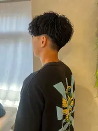メンズカット＋ツイストスパイラルパーマ