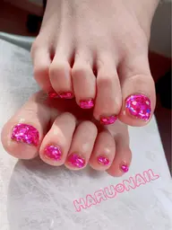 ❁︎フットネイル🦶ワンカラー※他店オフ別【フットバス付き】