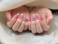 人気No.2チークマグネットフレンチ&パーツ2つ(オフあり)💕新規オフ無料🆓フィルイン🉑能💕美フォルム/ケア込み