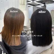 【暗めカラー限定】就活に向けて暗くしたい方オススメです……💕※⚠︎︎ロング料金あり