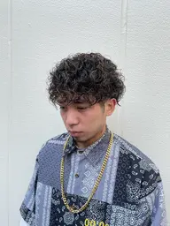 【メンズ限定】カット＋パーマ＋スチームトリートメント