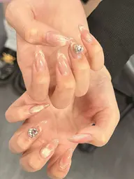 マグネットワンカラー／マグネットグラデーション➕2個パーツ