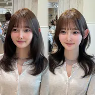 【🌟新規限定割引メニュー🌟】カット+カラー(アミノケアカラー)+美髪トリートメント(シャンプー&ブロー込)