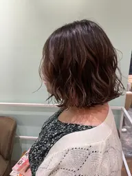 ボブ✖️コテ巻き風パーマ