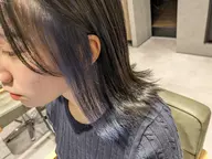 ☑️カット+インナーカラー🧊☁️