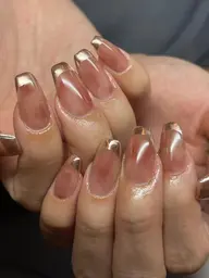 【スカルプorチップ長さ出し】120分ストーン＆フラットアートし放題コース