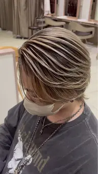 ❄️人気No.1❄️メンズバレイヤージュ【ブリーチ込】初めてのカラーに大人気◎垢抜けカラー