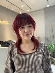 【木曜日限定無料🫧】ウルフカット✂︎トリートメント♡
