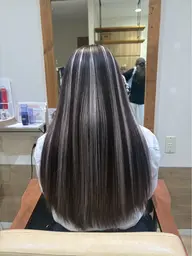 【長さ出し&エクステハイライト】80本の内20本表面ハイライト