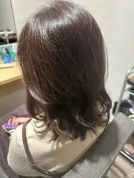 カット＋コスメ低温デジタルパーマ＋カラー＋5STEPトリートメント　¥15900