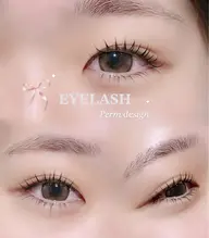 上下まつげパーマ👀🩵