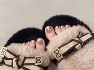 🦋フット・ミラー／オーロラワンカラー✨4800円(オフ＋500)大塚駅