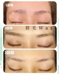 美眉アイブロウデザインWax ×フェイスWax（耳上額周り）