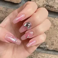 \オフ無料/プレミアムデザインコース♡【フィル/自爪育成/次世代パラジェル/美フォルム/極トップ/2w保】