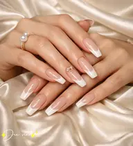 🎀長さだしフレンチ＋2個パーツ付き🎀8980