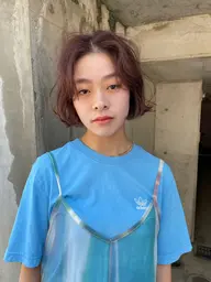 【4月新年度限定クーポン‼️】カット+カラー+silkトリートメント🪽‪