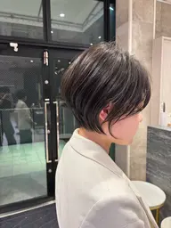 🟧【人気No.1/迷ったらコレ】丸みショートカット＋髪質改善2tr（絶壁解消/シャンプーブロー込）