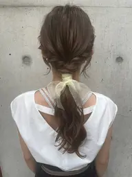 【普段のお出掛けにも💕】カジュアルアレンジ🎀