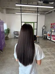 〈 縮毛矯正 〉オイルストレート×カラー🌟