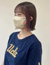 【ご新規様限定】顔周り、耳周り／インナーカラー（ブリーチ込み）＋オージュアトリートメント🪽