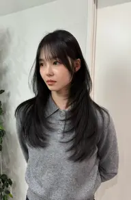 韓国式レイヤーカット＋Aujua4stepトリートメント✨