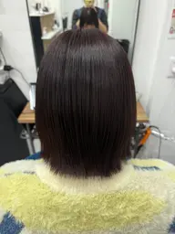 straight perm➕treatment🫧